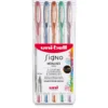UNI-BALL Signo UM120NM/5 Metallic Gelschreiber 8er-Set