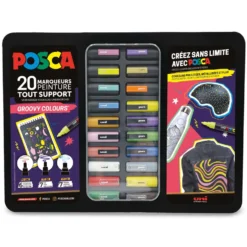 UNI POSCA Acrylmarker 20er-Sets