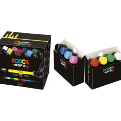 uni POSCA MOP'R Pigmentmarker PCM22, 8er-Set