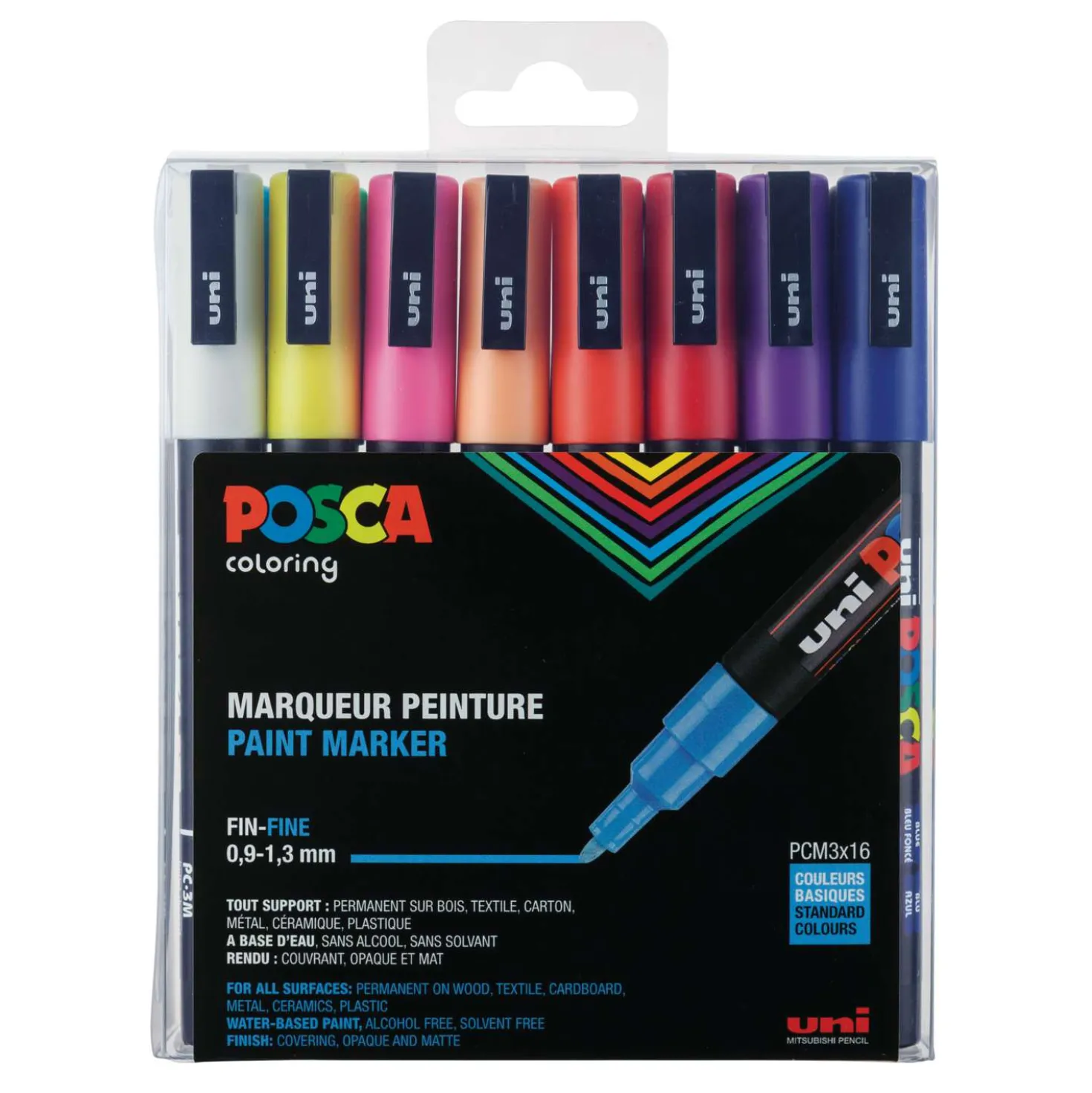 UNI POSCA PC-3M Marker-Sets