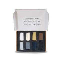 UNISON COLOUR Soft-Pastellkreiden, 8er-Sets, halbe Kreiden
