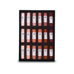 UNISON COLOUR Soft-Pastellkreiden, 18er-Sets, ganze Kreiden
