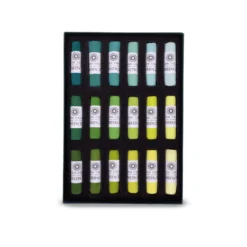 UNISON COLOUR Soft-Pastellkreiden, 18er-Sets, ganze Kreiden