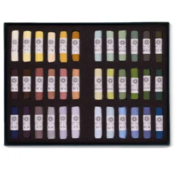 UNISON COLOUR Soft-Pastellkreiden, 36er-Sets, ganze Kreiden