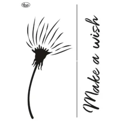 VIVA DECOR Universal-Schablone BLOB PAINT, Pusteblume