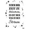 VIVA DECOR Universal-Schablone, Nimm Dir Zeit