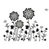 VIVA DECOR Universal-Schablone BLOB PAINT, Blumenwiese