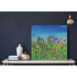 VIVA DECOR Universal-Schablone BLOB PAINT, Blumenwiese