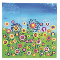 VIVA DECOR Universal-Schablone BLOB PAINT, Blumenwiese