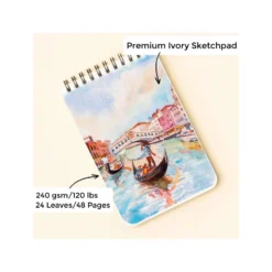 Viviva Nachfüll-SKETCHPADS für das Colorsheets Reise-Aquarellset