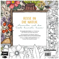 Waldgeflüster – Natur-Motive und Tiere ausmalen
