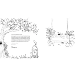 Waldgeflüster – Natur-Motive und Tiere ausmalen