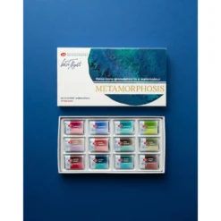White Nights™ Aquarellfarben Set Metamorphosis mit 12 Näpfe