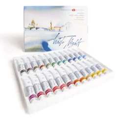 WHITE NIGHTS™ Extrafeine Künstler-Aquarellfarbe, 10-ml-Tuben-Sets