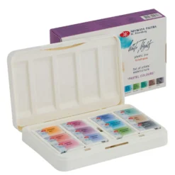 WHITE NIGHTS™ Künstler-Aquarellfarben-Set Pastel Colours
