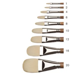 WINSOR & NEWTON™ Artists‘ Ölpinsel, synthetische Schweineborste, Katzenzunge