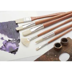 WINSOR & NEWTON™ Artists‘ Ölpinsel, synthetische Schweineborste, rund