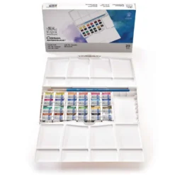 WINSOR & NEWTON Cotman™ Aquarellfarben Painting Box PLUS, 25-teilig