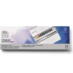 WINSOR & NEWTON Cotman™ erweiterbarer 12-teiliger Reisekasten