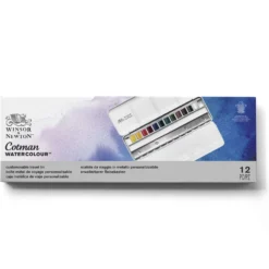 WINSOR & NEWTON Cotman™ erweiterbarer 12-teiliger Reisekasten