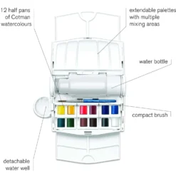 WINSOR & NEWTON Cotman™ Field PLUS Aquarellfarbkasten