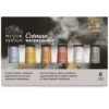 WINSOR & NEWTON Cotman™ Metallic Aquarell-Set, 6 x 8-ml-Tuben