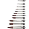 WINSOR & NEWTON™ GALERIA Acryl-Pinsel, rund, kurzer Stiel