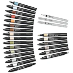 WINSOR & NEWTON™ „Interior“ Promarker Wallet Set, 25-teilig