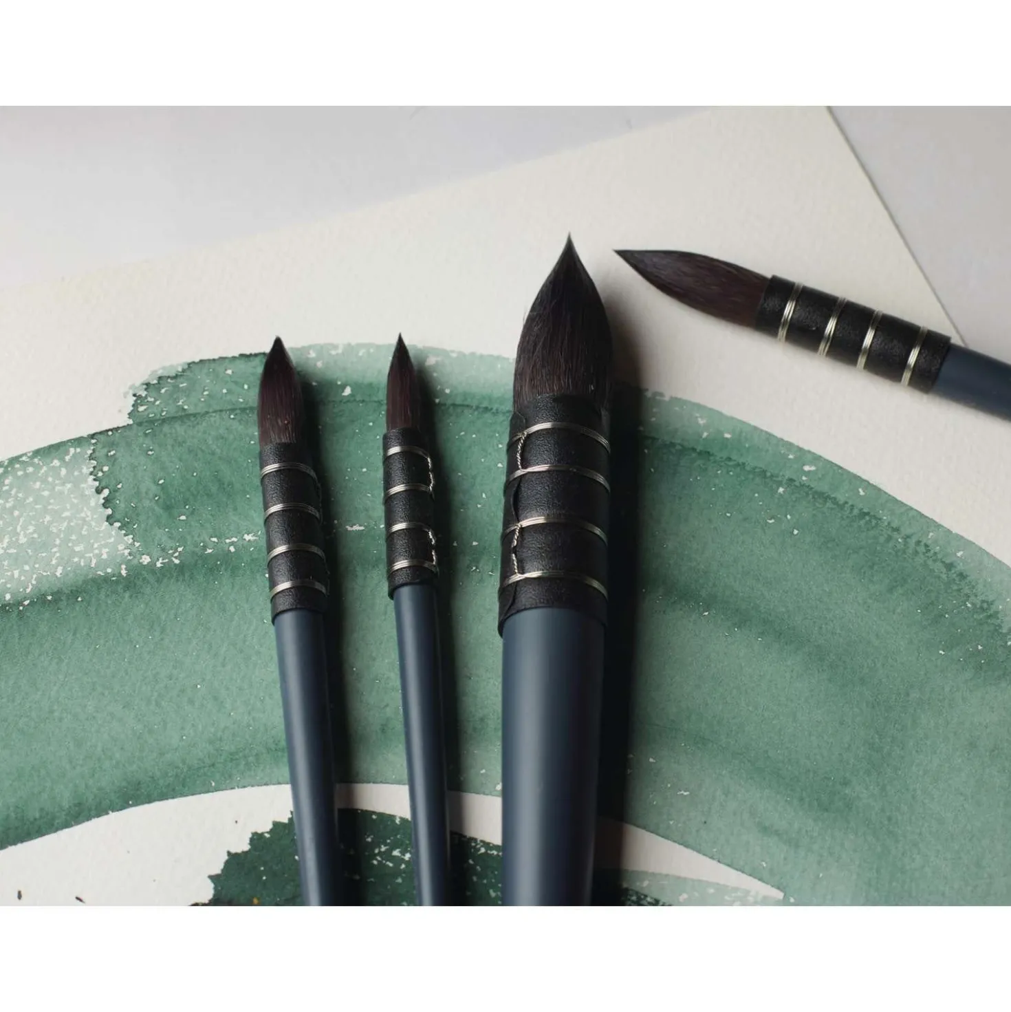 WINSOR & NEWTON™ Professional Französischer Aquarellpinsel, Synthetik-Fehhaar