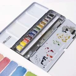 WINSOR & NEWTON™ Professional WATER COLOUR™ BLACK BOX, 12-teiliges Aquarellset
