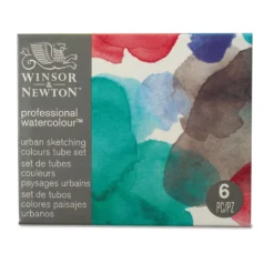 WINSOR & NEWTON™ Professional Watercolour Sets, 6 x 5 ml
