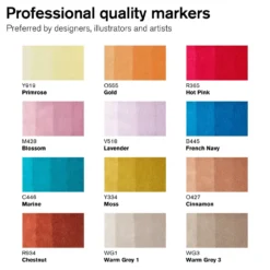 WINSOR & NEWTON™ promarker™ themenbasierte 12er-Sets