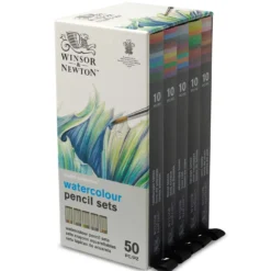 WINSOR & NEWTON™ Studio Collection Aquarellfarbstift-Set, 50 Stifte