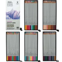 WINSOR & NEWTON™ Studio Collection Farbstift-Set, 50 Stifte