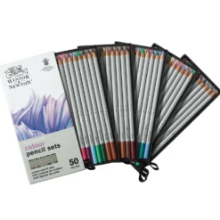 WINSOR & NEWTON™ Studio Collection Farbstift-Set, 50 Stifte