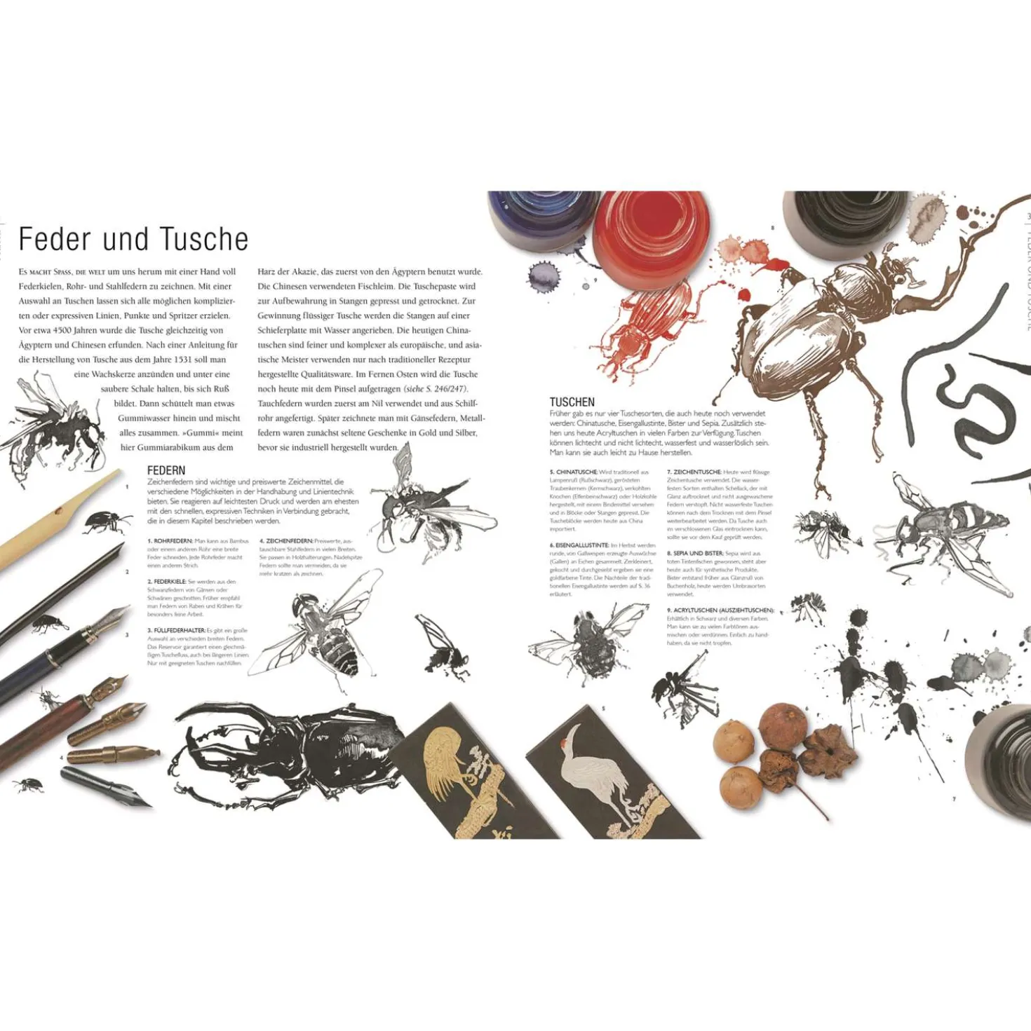 Zeichnen - Materialien, Techniken, Motive
