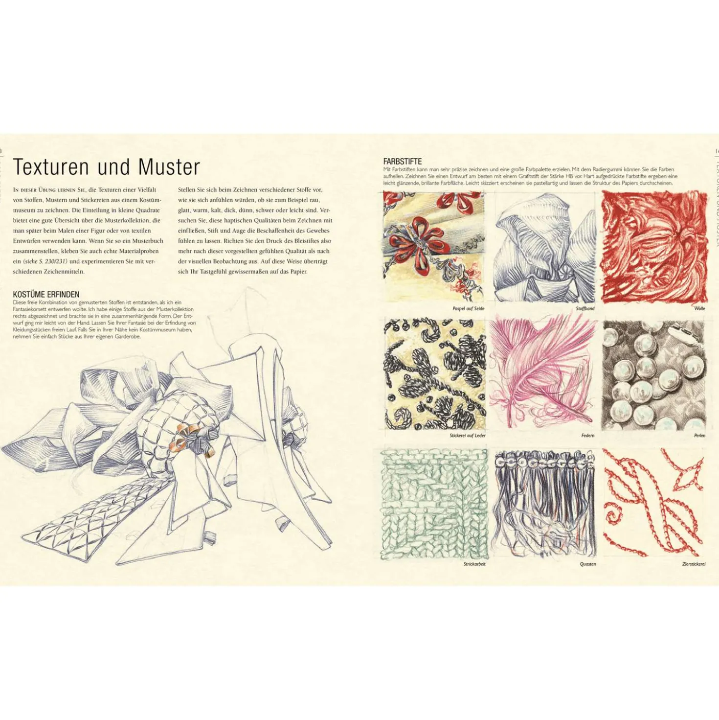 Zeichnen - Materialien, Techniken, Motive